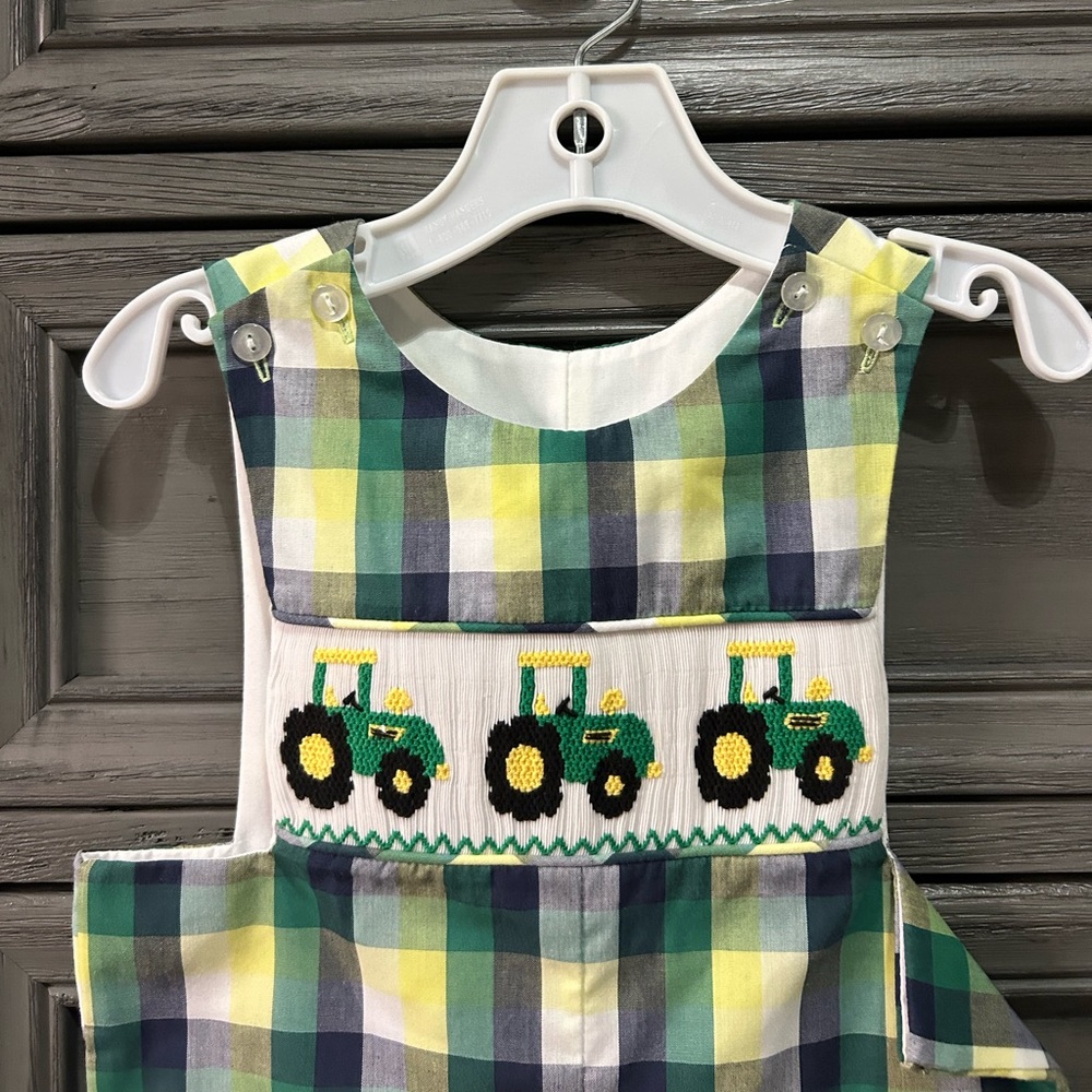 •Smocked•tractors•Spring•Summer• - Picture 2 of 4